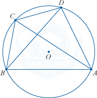 Четырехугольник ABCD вписанный в окружность