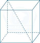 Куб с диагональю