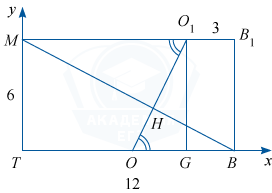Прямоугольник в проекции правильной треугольной призмы