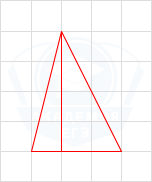 Треугольник на клетчатой решетке 1x1