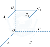 Вписанный в единичный куб трёхгранный угол